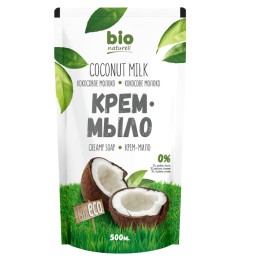 Bio Naturell Жидкое мыло Кокосовое молоко дой-пак 500мл