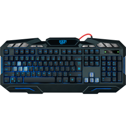 Defender Проводная игровая клавиатура Doom Keeper GK-100DL RU,3-х цветная,19 Anti-Ghost