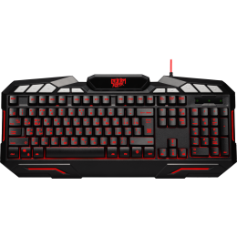 Defender Проводная игровая клавиатура Doom Keeper GK-100DL RU,3-х цветная,19 Anti-Ghost