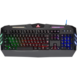 Defender Проводная игровая клавиатура Werewolf GK-120DL RU,RGB подсветка,19 Anti-Ghost