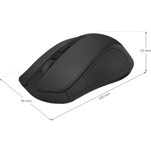 Беспроводная оптическая мышь Defender Accura MM-935 черный,4 кнопки,800-1600 dpi