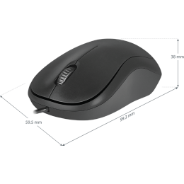 Defender Проводная оптическая мышь Patch MS-759 черный,3 кнопки,1000 dpi