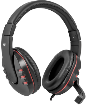 Defender Игровая гарнитура Warhead G-160 черный, кабель 2,5 м