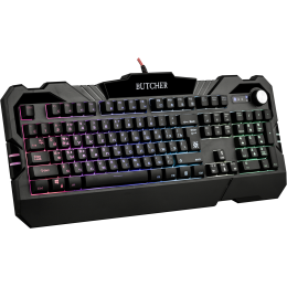 Defender Проводная игровая клавиатура Butcher GK-193DL RU,RGB подсветка, 9 режимов