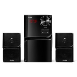 SVEN Многофункциональная акустическая система с Bluetooth, проигрывателем USB/SD, FM-радио, дисплеем, ПДУ MS-305