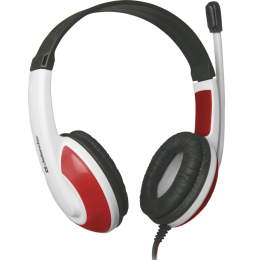 Defender Гарнитура (64098) WARHEAD G-120 красный/белый