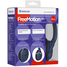 Defender Гарнитура (63522) FREEMOTION B520 синий