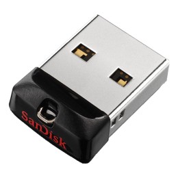 SANDISK Флеш Диск 64Gb Cruzer Fit SDCZ33-064G-G35 USB2.0 черный 1118718