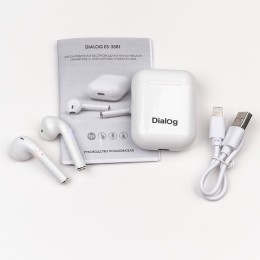 DIALOG  Bluetooth гарнитура вкладыши Emit ES-35BT White