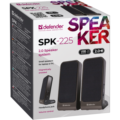 Акустическая 2.0 система Defender SPK-225 4 Вт, питание от USB