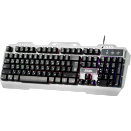 Defender Проводная игровая клавиатура Metal Hunter GK-140L RU,RGB подсветка,19 Anti-Ghost