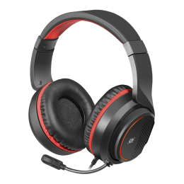 Defender Игровая гарнитура Apex черный+красный, провод 1.8 м