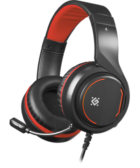 Defender Игровая гарнитура Apex черный+красный, провод 1.8 м Defender Игровая гарнитура Apex черный+красный, провод 1.8 м