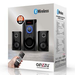 Ginzzu Акустическая система 2.1 с Bluetooth GM-425