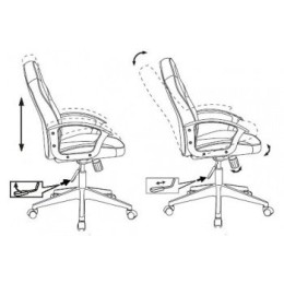 Бюрократ Кресло игровое VIKING-11 BLACK