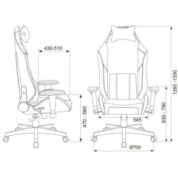 Бюрократ Кресло игровое Zombie HERO BATTLEZONE PRO