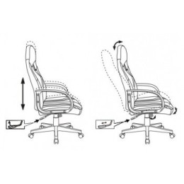 Бюрократ Кресло игровое Zombie ZOMBIE RUNNER GREEN