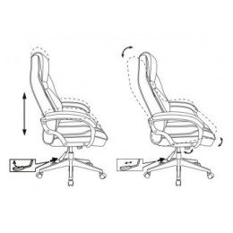 Бюрократ Кресло игровое VIKING Zombie A3 RED