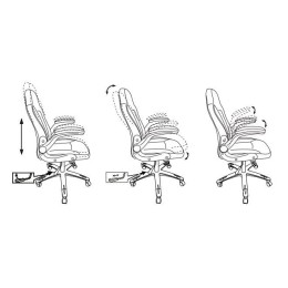 Бюрократ Кресло игровое VIKING-1N черный/красный искусственная кожа крестовина пластик 1180812