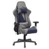 Кресло игровое Бюрократ VIKING X Fabric серый/темно-синий с подголов. крестовина пластик 1428214