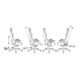 Бюрократ Кресло игровое VIKING X Fabric серый/темно-синий с подголов. крестовина пластик 1428214