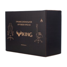 Бюрократ Кресло игровое VIKING X Fabric белый/серо-голубой с подголов. крестовина пластик 1428212