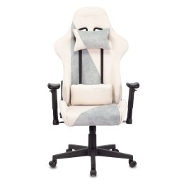Бюрократ Кресло игровое VIKING X Fabric белый/серо-голубой с подголов. крестовина пластик 1428212