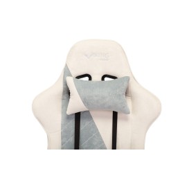 Бюрократ Кресло игровое VIKING X Fabric белый/серо-голубой с подголов. крестовина пластик 1428212