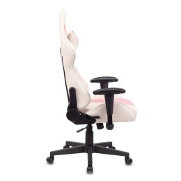 Бюрократ Кресло игровое VIKING X Fabric белый/розовый с подголов. крестовина пластик 1428210