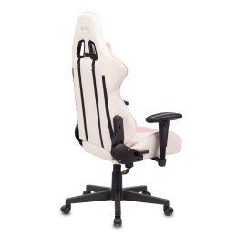 Бюрократ Кресло игровое VIKING X Fabric белый/розовый с подголов. крестовина пластик 1428210