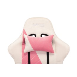 Бюрократ Кресло игровое VIKING X Fabric белый/розовый с подголов. крестовина пластик 1428210