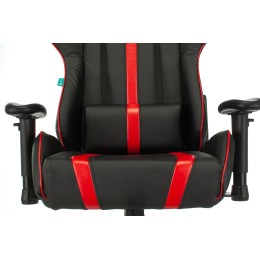 Бюрократ Кресло игровое VIKING ZOMBIE A4 черный/красный искусственная кожа с подголов. крестовина пластик 1366280