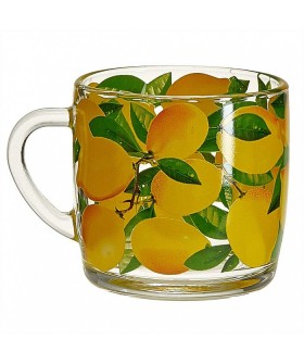 ДЕКОСТЕК Кружка для чая 300 мл (Лимоны) 2134-Д