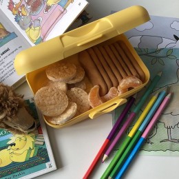 DELTA Ланч-бокс Lalababy Follow Me 0,7 л LA1500ЖТ желтый