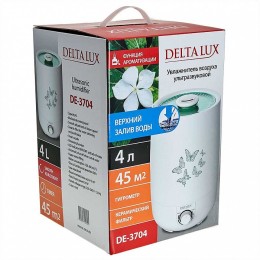 DELTA Увлажнитель воздуха ультразвуковой 30 Вт 4 л с керамическим фильтром DE-3704 мятный