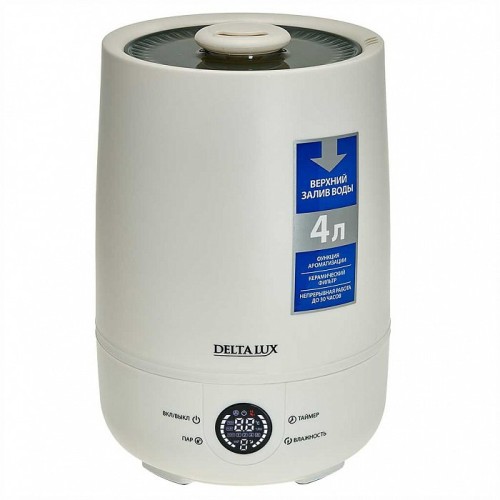 Увлажнитель воздуха ультразвуковой Delta 30 Вт 4 л с керамическим фильтром DE-3705 белый