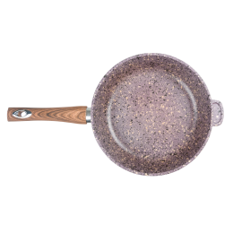 ГОРНИЦА Сковорода 28/7 см несъемная ручка, без крышки, серия Discover Lavender с2851дл