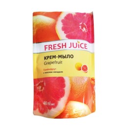 Fresh Juice Жидкое гель-мыло с увлажняющим молочком Грейпфрут дой-пак 460мл