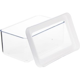 М-ПЛАСТИКА  Емкость для сыпучих 0,8л 160x100x70 мм СТЕП БЕЛЫЙ М 1295