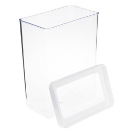 М-ПЛАСТИКА  Емкость для сыпучих 2,5л 16×10×21 см СТЕП БЕЛЫЙ М 1298