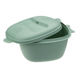 М-ПЛАСТИКА Кастрюля для СВЧ 2,5л ФИСТАШКОВЫЙ М 1412