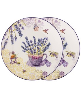 Lefard Набор Тарелок Закусочных Прованс Лаванда 2 Пр. 20,5 См 104-587н Lefard Набор Тарелок Закусочных Прованс Лаванда 2 Пр. 20,5 См 104-587н