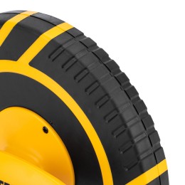 Denzel Рулетка геодезическая 50 м х 15 мм, закрытый корпус, фиберглассовая лента 31292