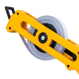 Denzel Рулетка геодезическая 20 м х 13 мм, открытый корпус, металлическая лента 31490