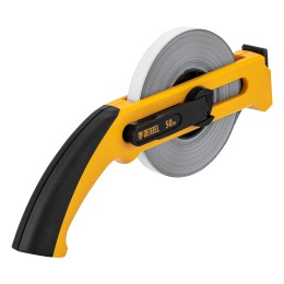 Denzel Рулетка геодезическая 50 м х 13 мм, открытый корпус, металлическая лента 31492