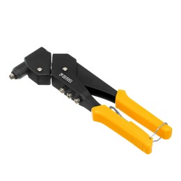 Denzel Заклепочник ручной, 285 мм, поворотный, 0-360, заклепки 2,4-3,2-4,0-4,8 мм 40442