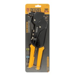 Denzel Заклепочник ручной, 285 мм, поворотный, 0-360, заклепки 2,4-3,2-4,0-4,8 мм 40442