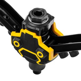 Denzel Заклепочник двуручный, заклепки 2,4-3,2-4,0-4,8-6,4 мм 40500