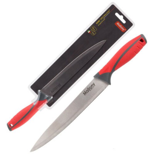 Нож с прорезиненной рукояткой ARCOBALENO MAL-02AR разделочный, 20 см. 005521-SK
