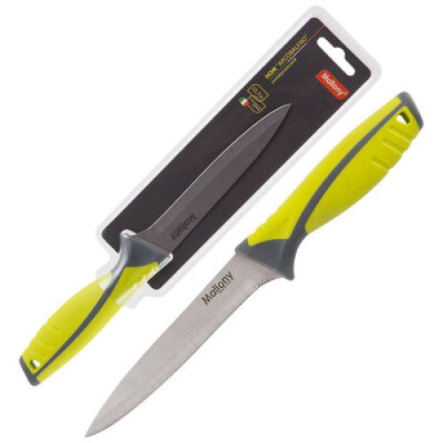 Нож с прорезиненной рукояткой ARCOBALENO MAL-03AR универсальный, 12,7 см. 005522-SK